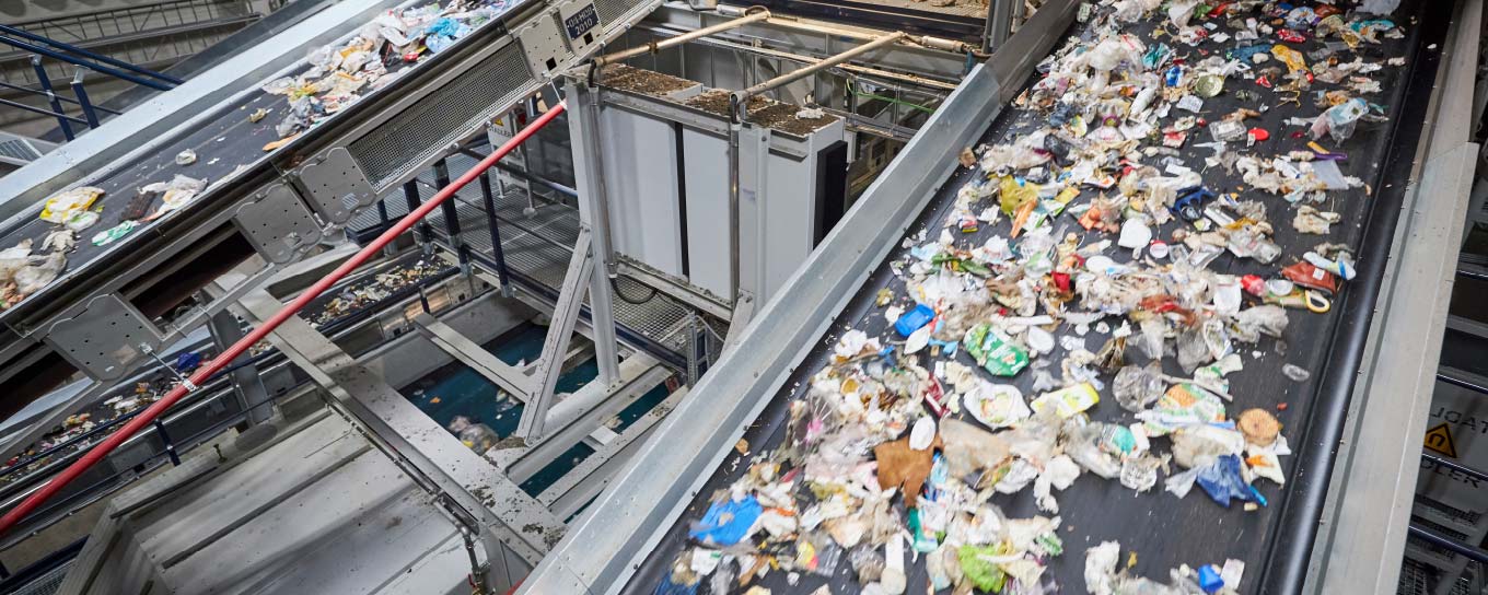 Sortier- und Recyclinganlage